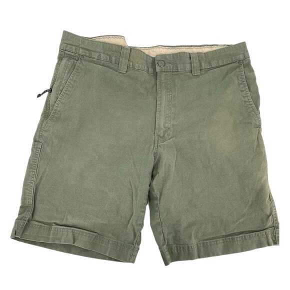 Columbia Green High-Rise Jean Shorts | Size 38 - Picture 1 of 5